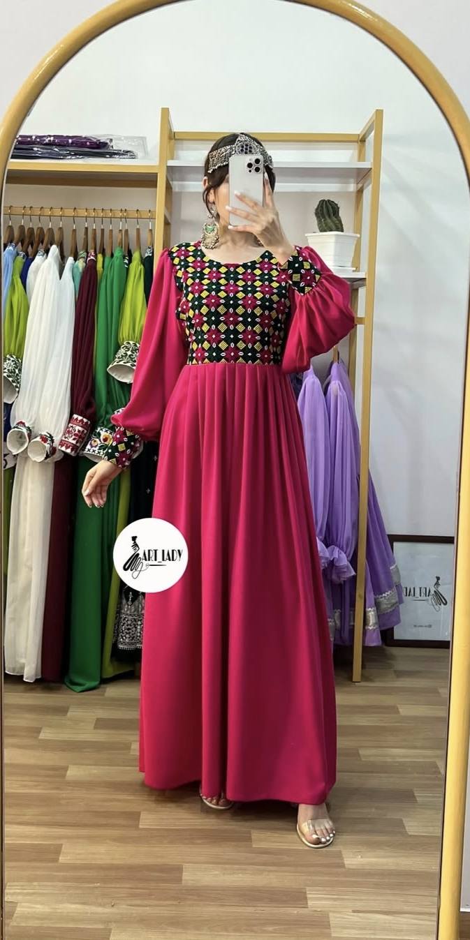 Embroidere Chery Gown