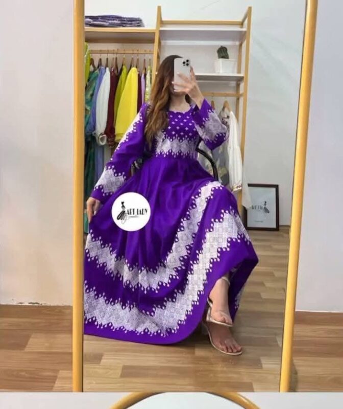 Embroidere Chery Gown